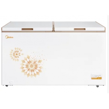 美的（Midea） BD/BC-428DKEM 428升 兩門 冷柜 超大冷凍能力 時(shí)尚金